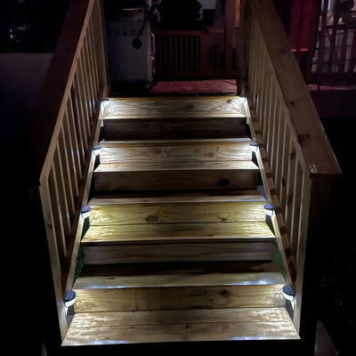 ZenithStair Light – Wasserdichtes Solar-LED-Treppenlicht