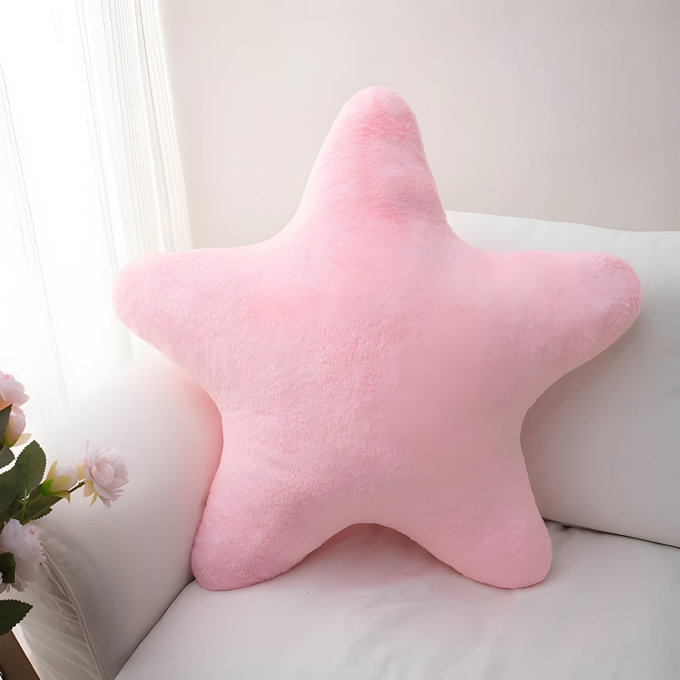 StellarHug Cushion - Dekoratives Kissen in Sternform