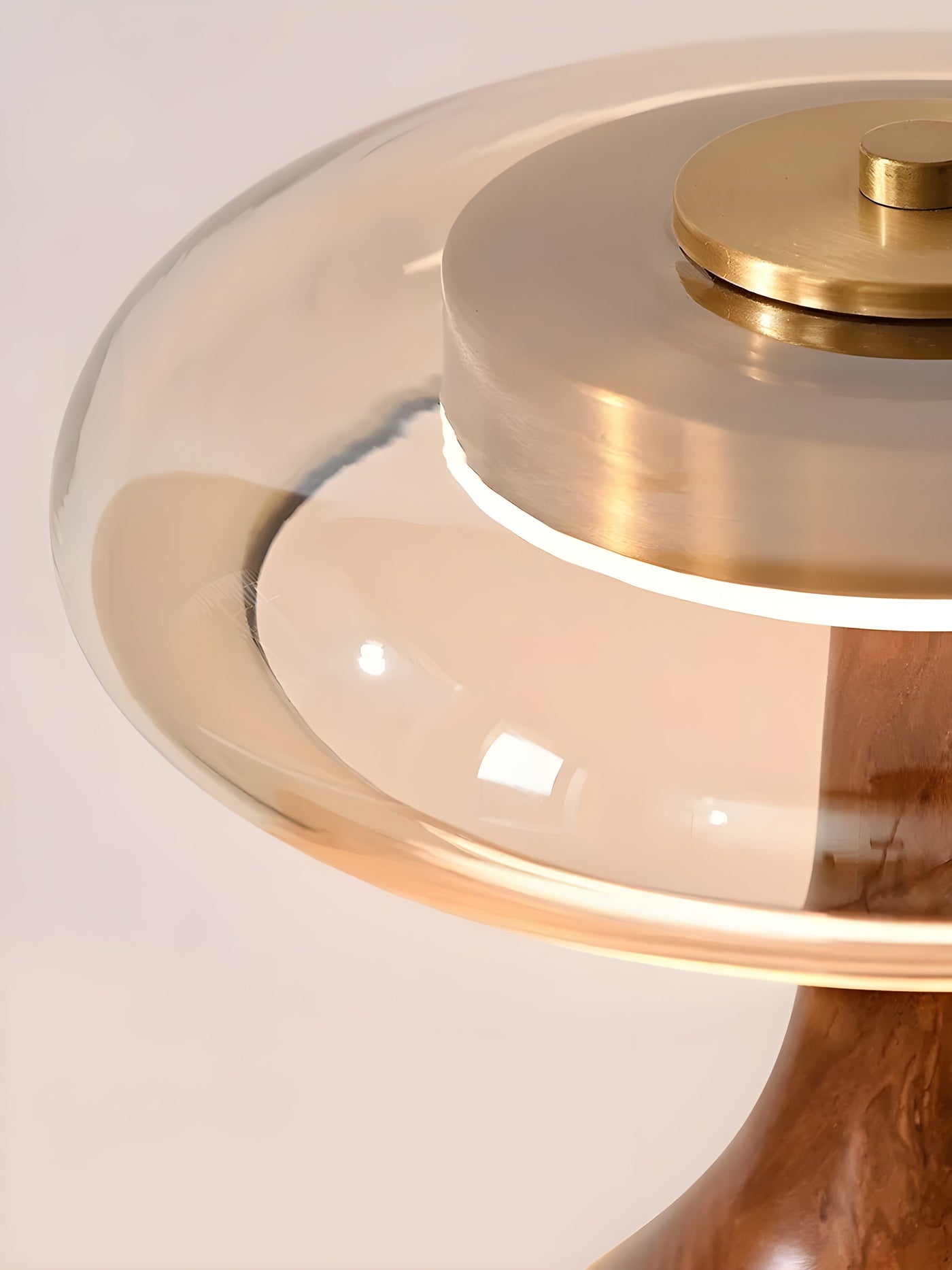 WoodenBliss Light - Nordische Retro-Holzglas-LED-Leuchte