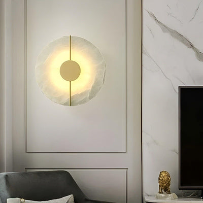 WabiGlow Light - Nordischer Marmor LED-Innenwandleuchte