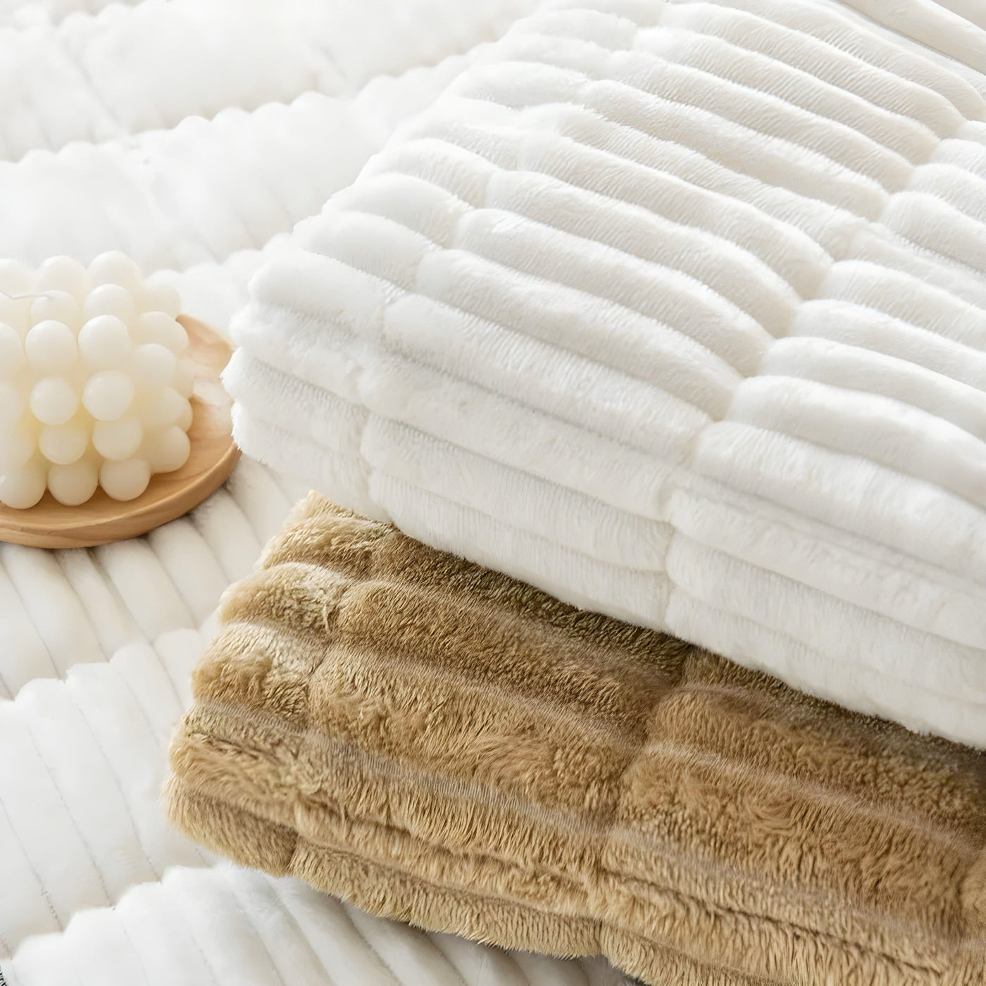 ThickGuard Cover - Dekorativer, Dicker, Rutschfester Kordsofa-Bezug