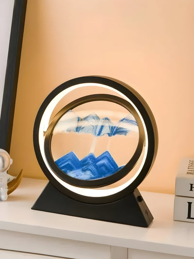 SandFlow Lampe – 3D Sandscape LED Tischlampe