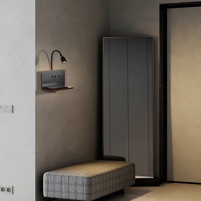 FlexCharge Light - Einstellbare LED-Leuchte mit USB- & Wireless-Ladefunktion