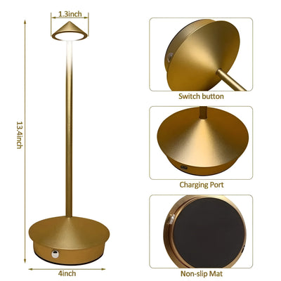 Lumea Lampe – Type-C Wiederaufladbare Tischlampe