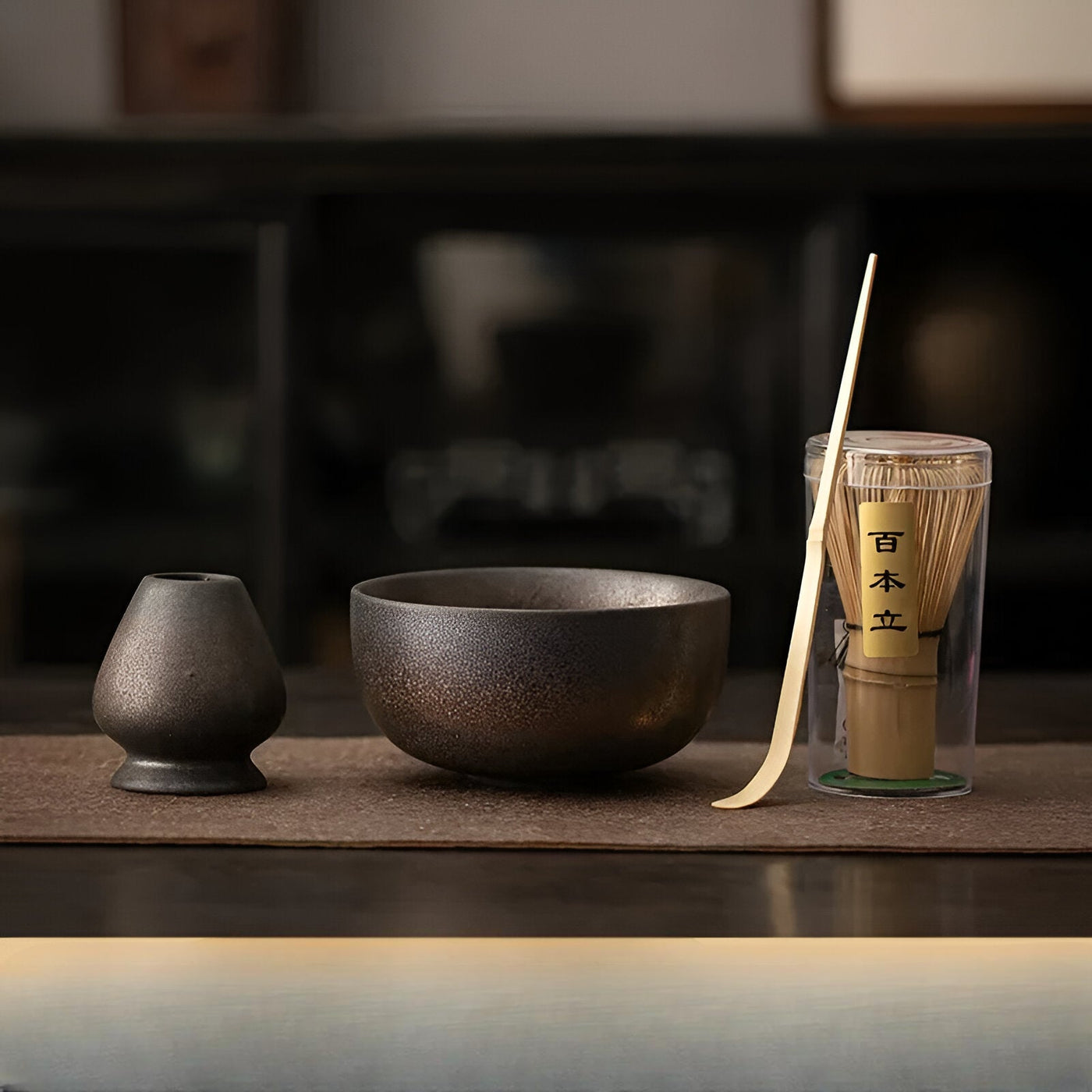 ChasenZen Set – 4-teiliges Japanisches Matcha Tee-Set