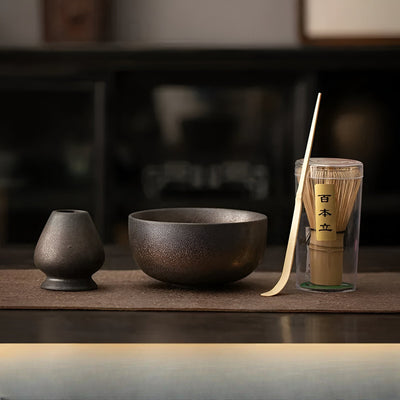 ChasenZen Set – 4-teiliges Japanisches Matcha Tee-Set