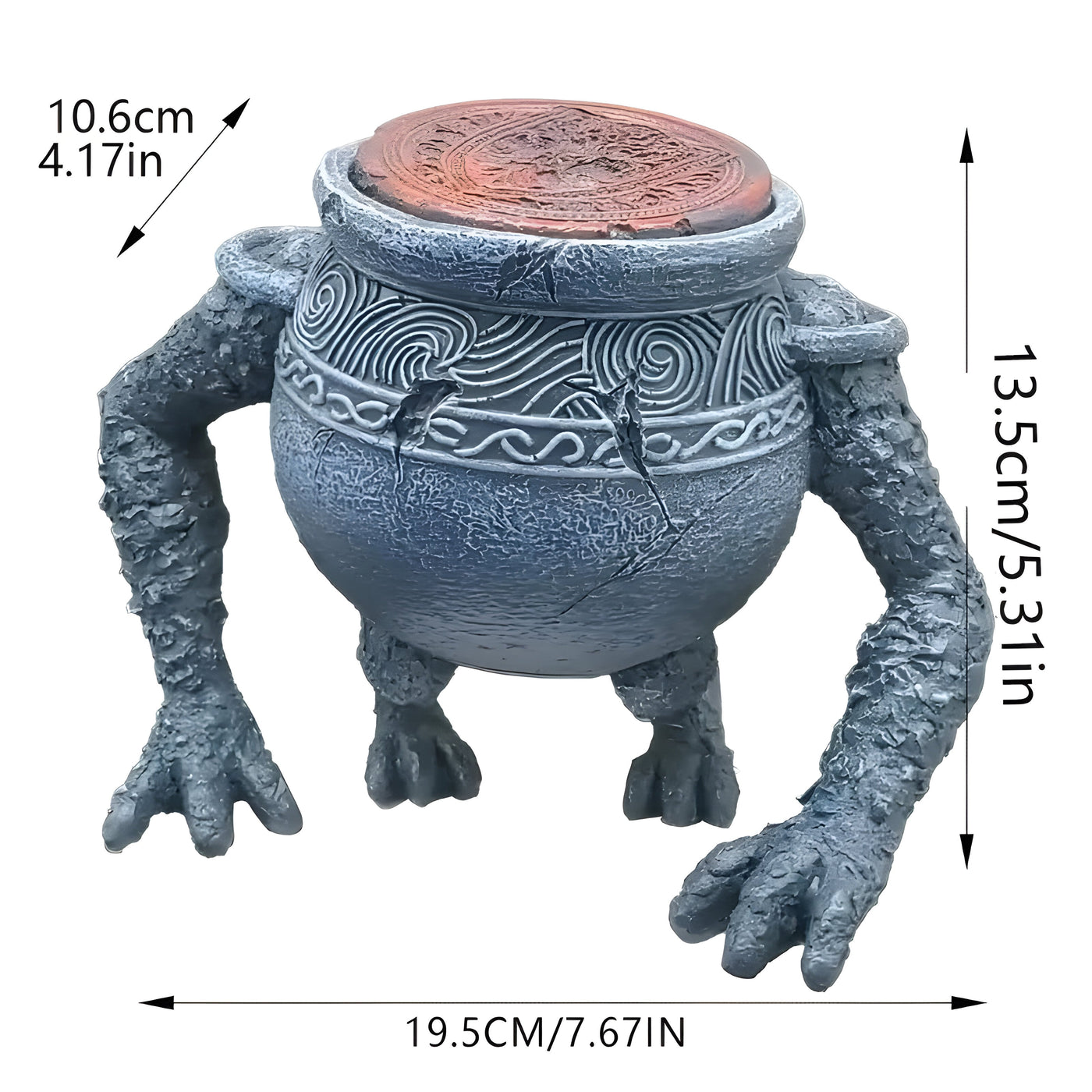 TerraKnight Pot - Gartenrand Dekorativer Blumentopf