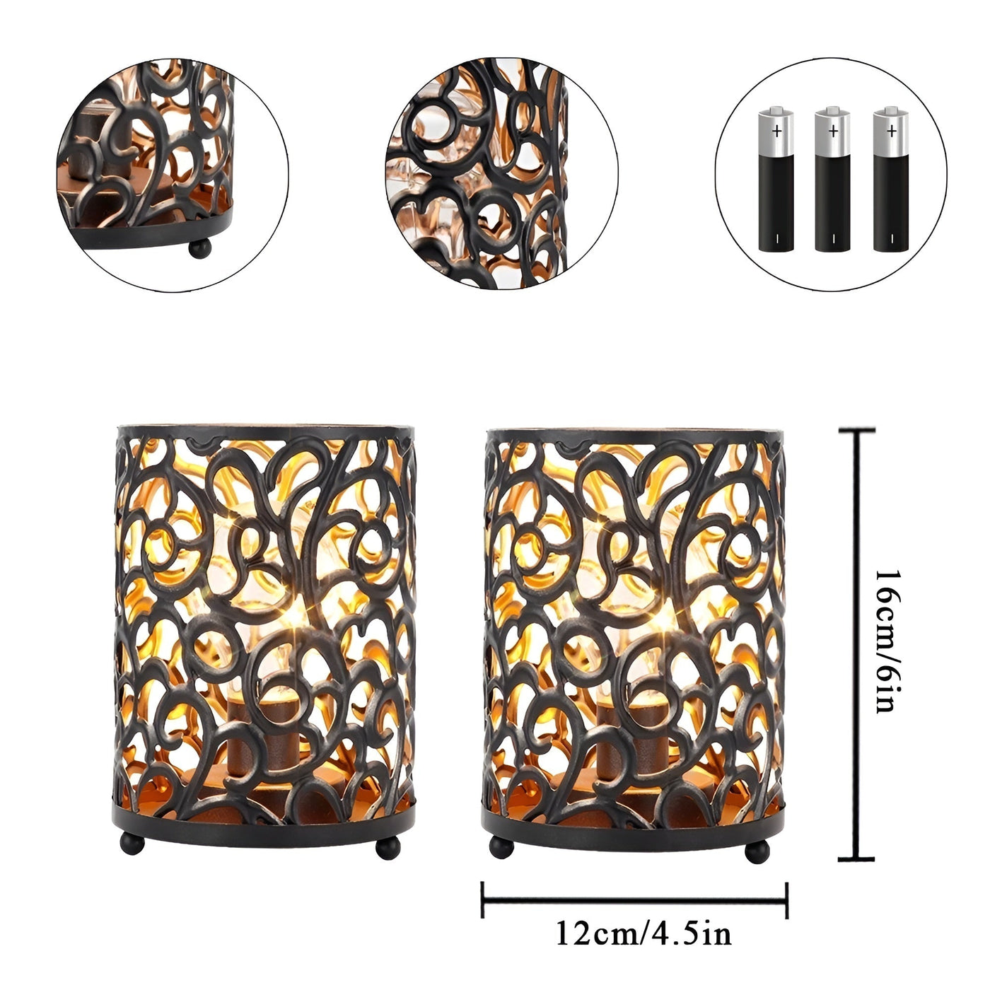 TwilightGlow Lampe - Moderne Batteriebetriebene Kabellose Lampe