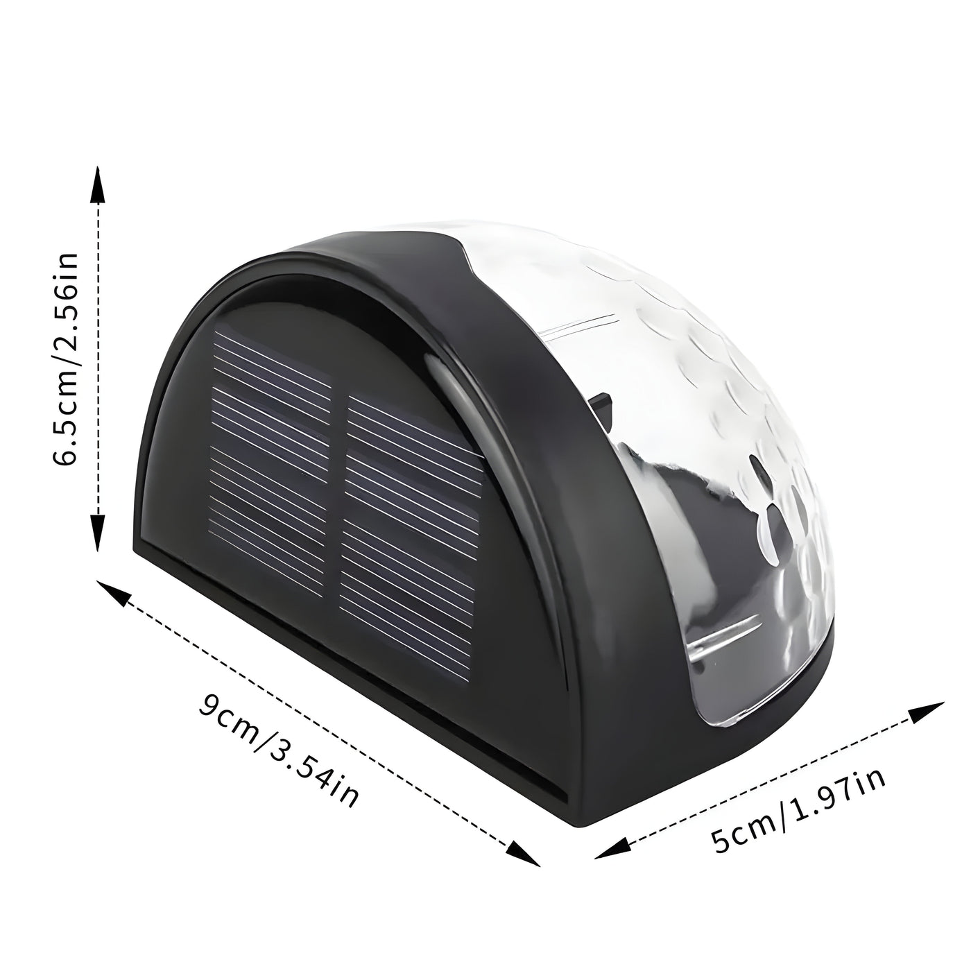 ZenithStair Light – Wasserdichtes Solar-LED-Treppenlicht