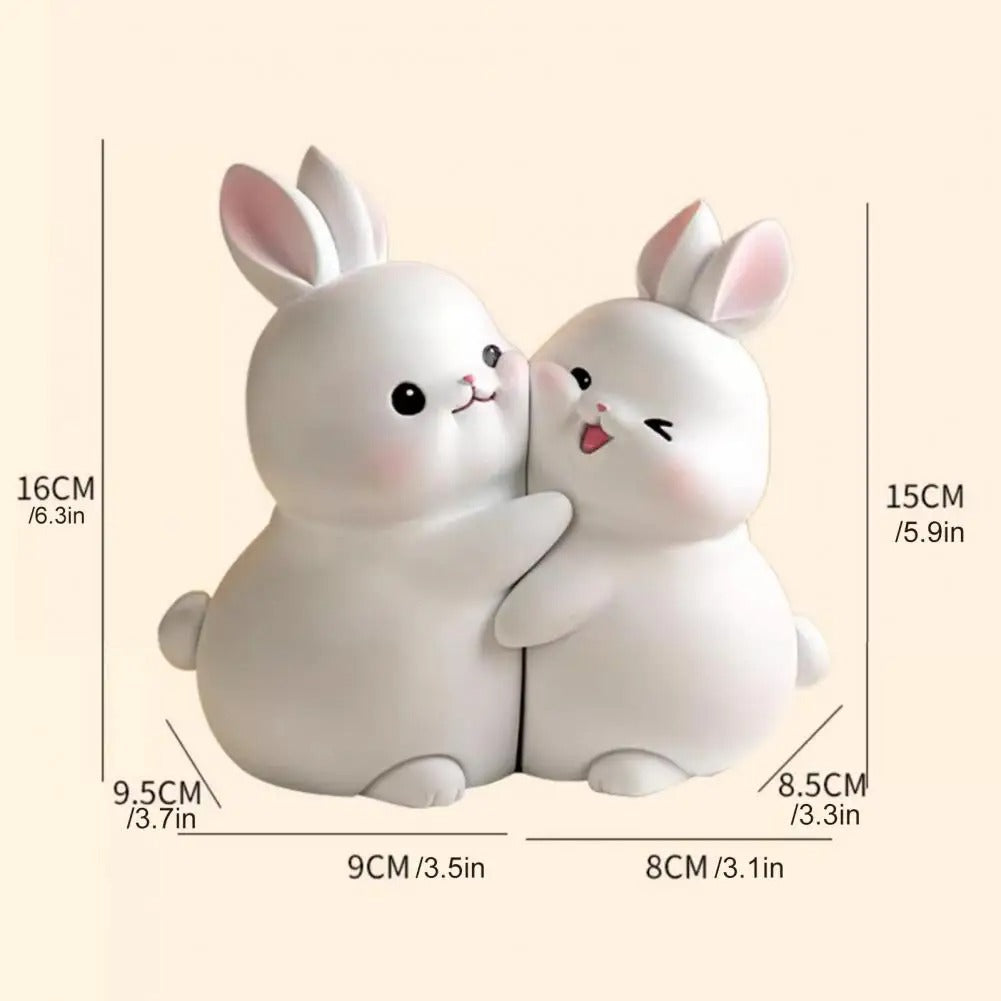 FluffyPaws Halter – Dekorativer Hasen-Buchhalter