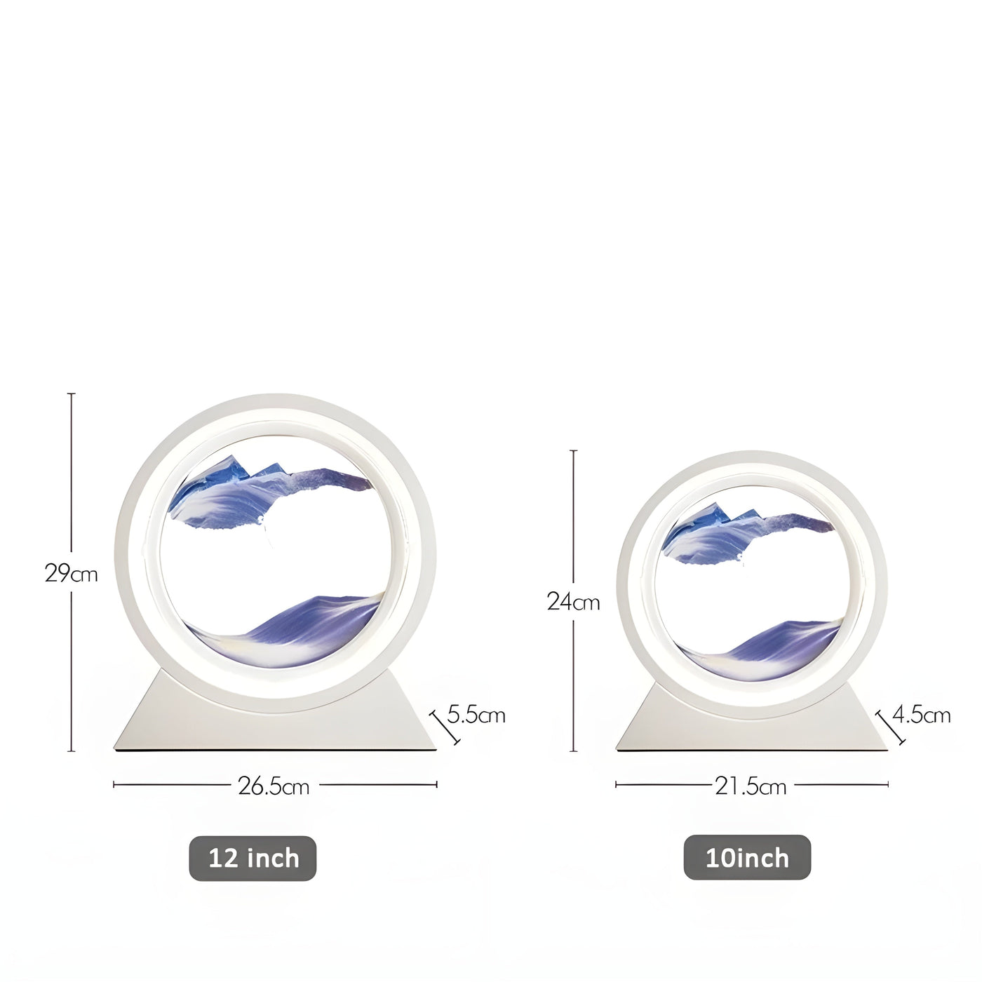 SandFlow Lampe – 3D Sandscape LED Tischlampe