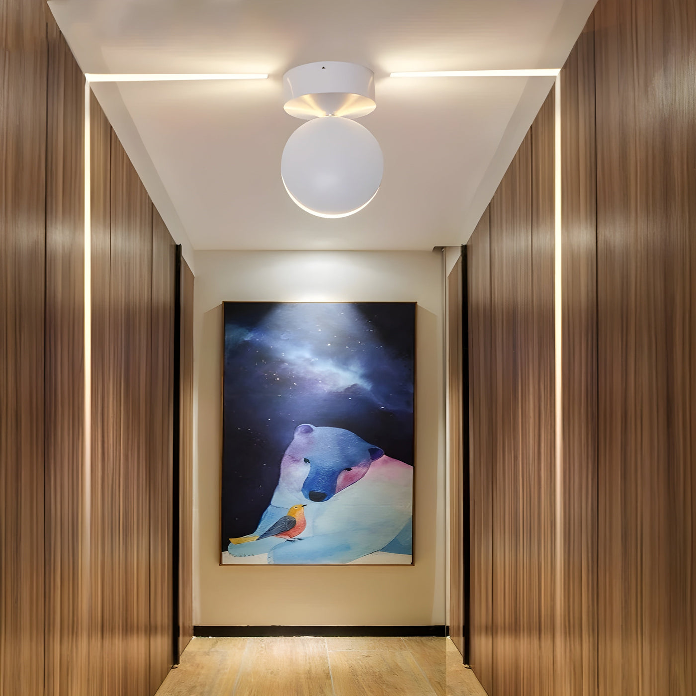 HallwayLuxe Light – Moderne Hotelgang LED-Wandleuchte
