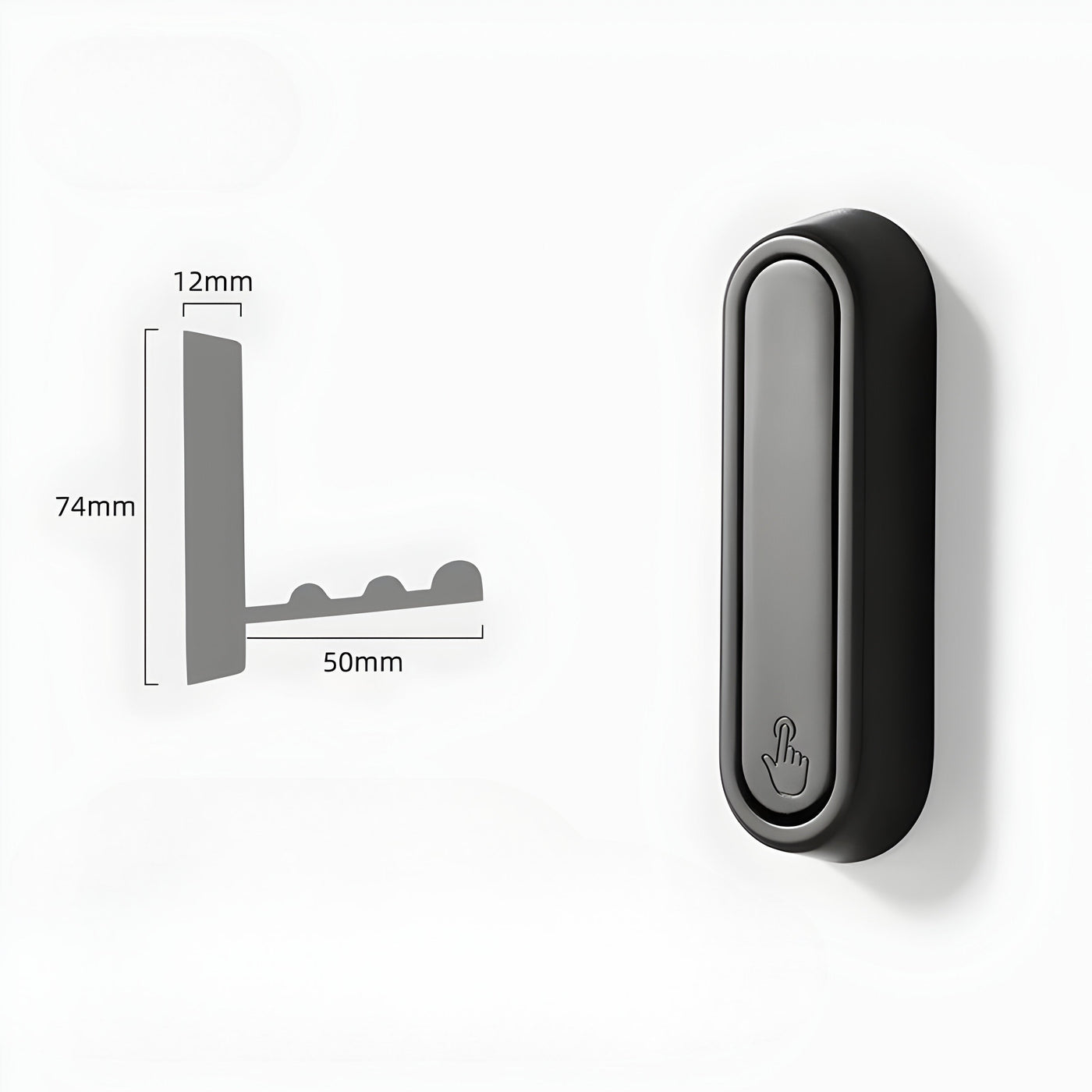 Versteckte Wandhaken – Edelstahl Klappbarer Wandhaken