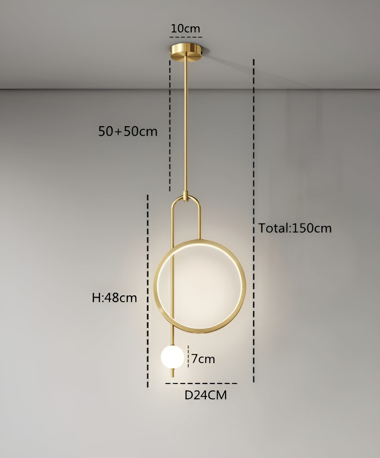 SereniRing Light - Moderne LED Ring Deckenlampe