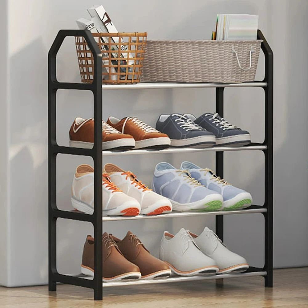 ShoeHaven Rack – Multifunktionaler 4-stufiger Schuh-Organizer