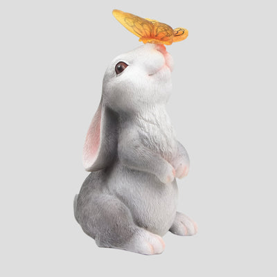 GlowHopper Light - Solar-Hasenstatue LED-Leuchte