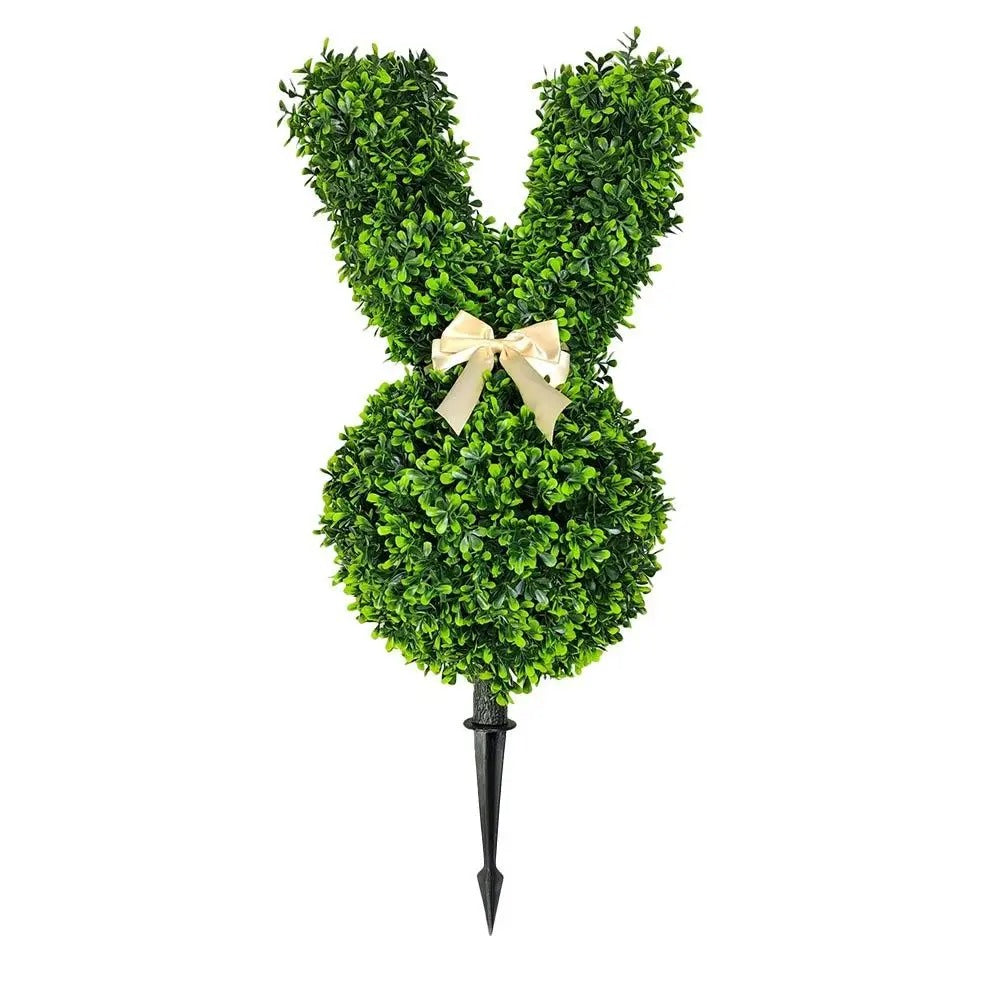 BunnyBloom Decor – Grüner Osterhasen-Topiary-Baum