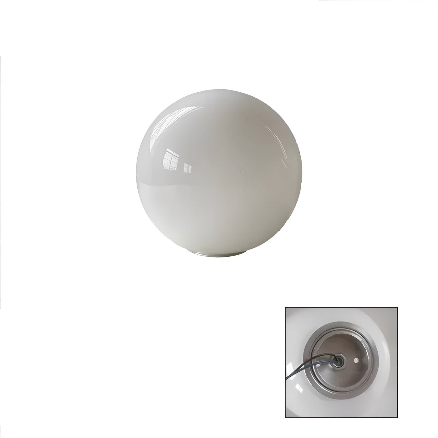 SereneGlow Licht - Luxuriöse Mittelalterliche Minimalistische Glühbirnen-Lampe aus Glas