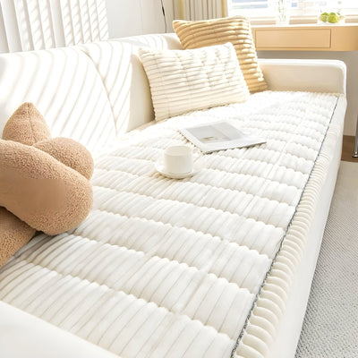 ThickGuard Cover - Dekorativer, Dicker, Rutschfester Kordsofa-Bezug