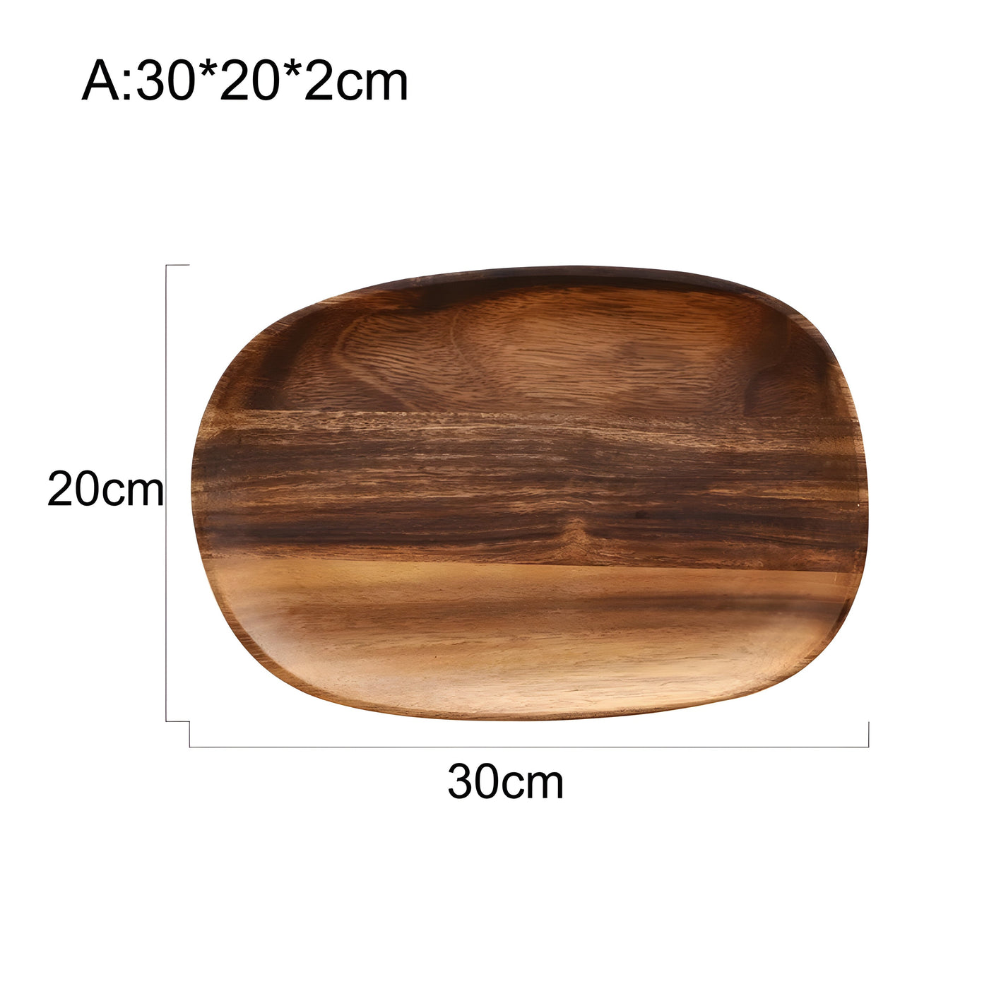 WoodVerve Teller - Speiseteller aus Holz