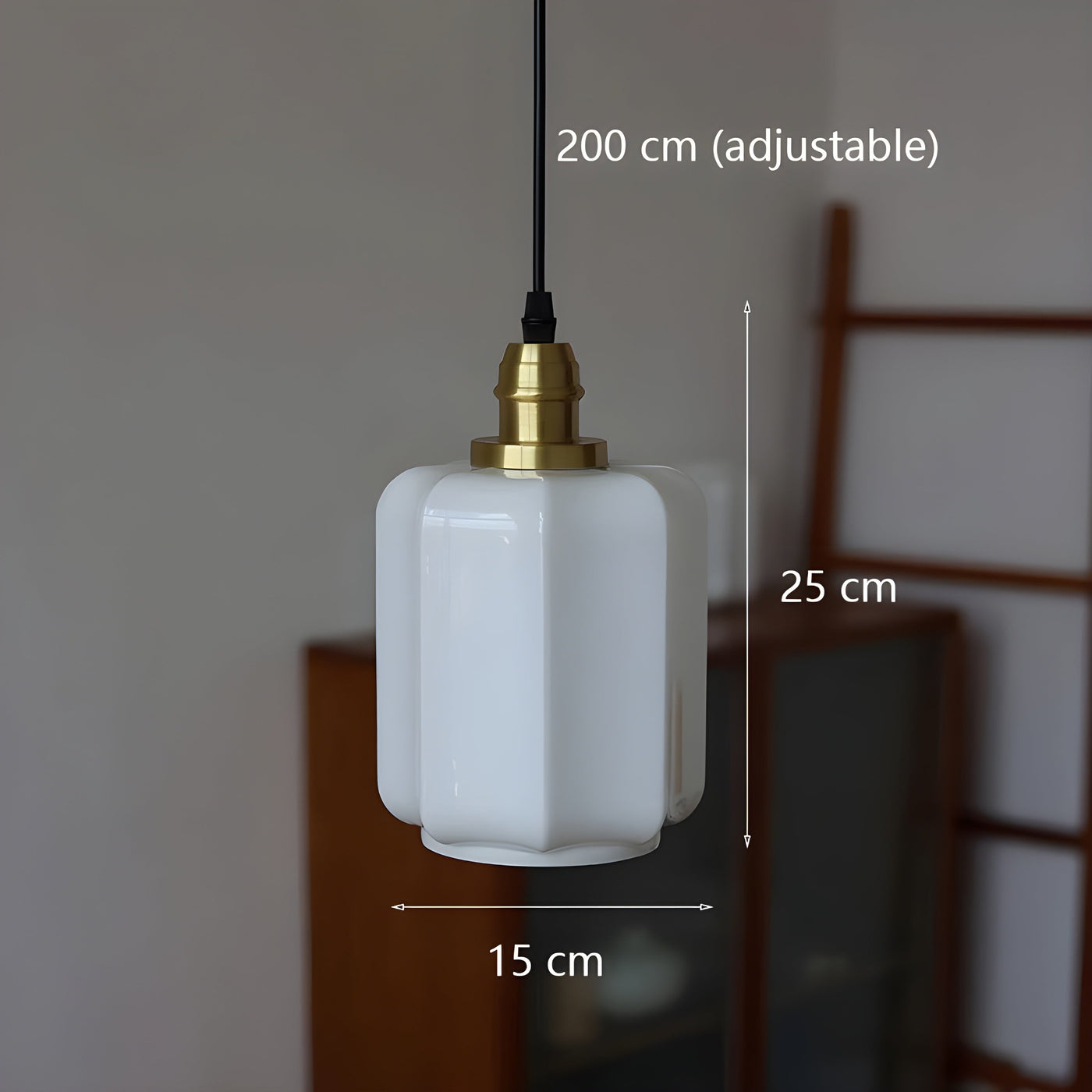 LumiNordic Light – Japanisches Glas-Pendelleuchte