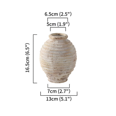 TimelessClay Vase - Retro Handgefertigt Töpferei Vase