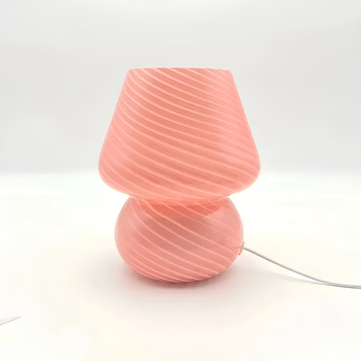 BedsideAura Lampe - Dekorative Glas-Tischlampe