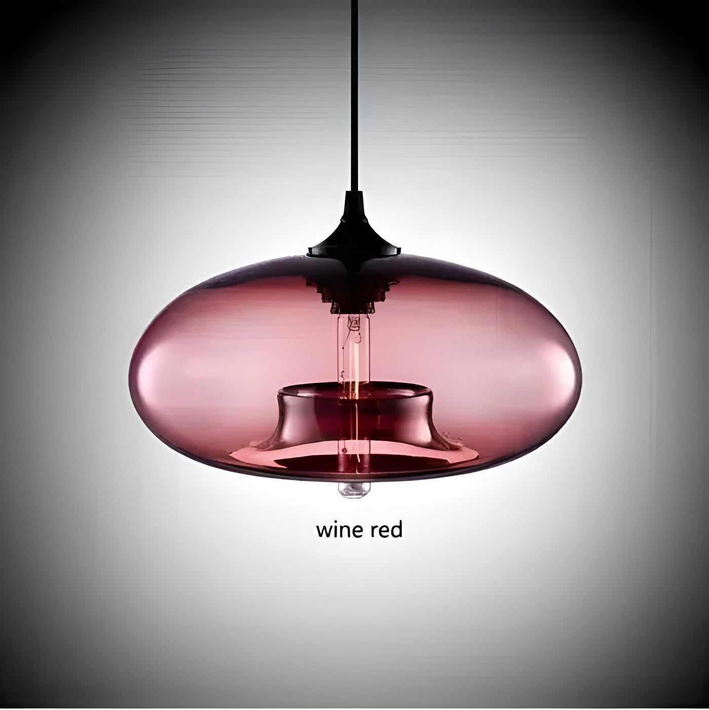 EtherealGlow Light - Nordische farbenfrohe Glas-Pendelleuchte