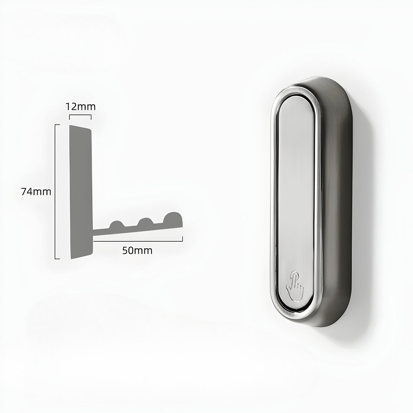 Versteckte Wandhaken – Edelstahl Klappbarer Wandhaken