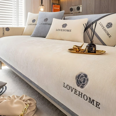 LuxeWrap Sofabezug - Moderner, Rutschfester Sofakissenschutz