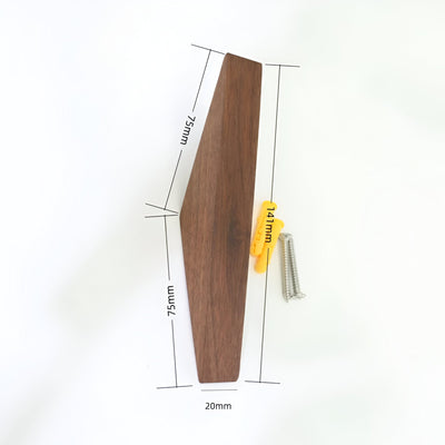 NatureHold Hooks - Wandmontage Kleiderhaken aus Holz