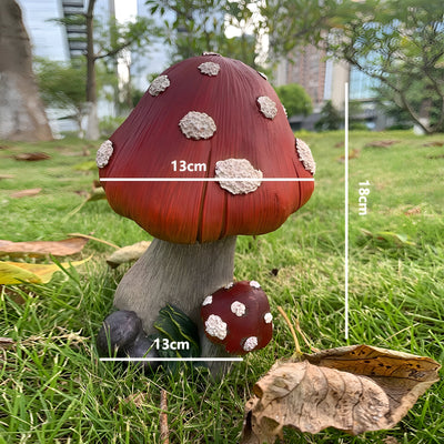 TerraShroom Dekor - Kreative Pilz Gartendekoration für draußen