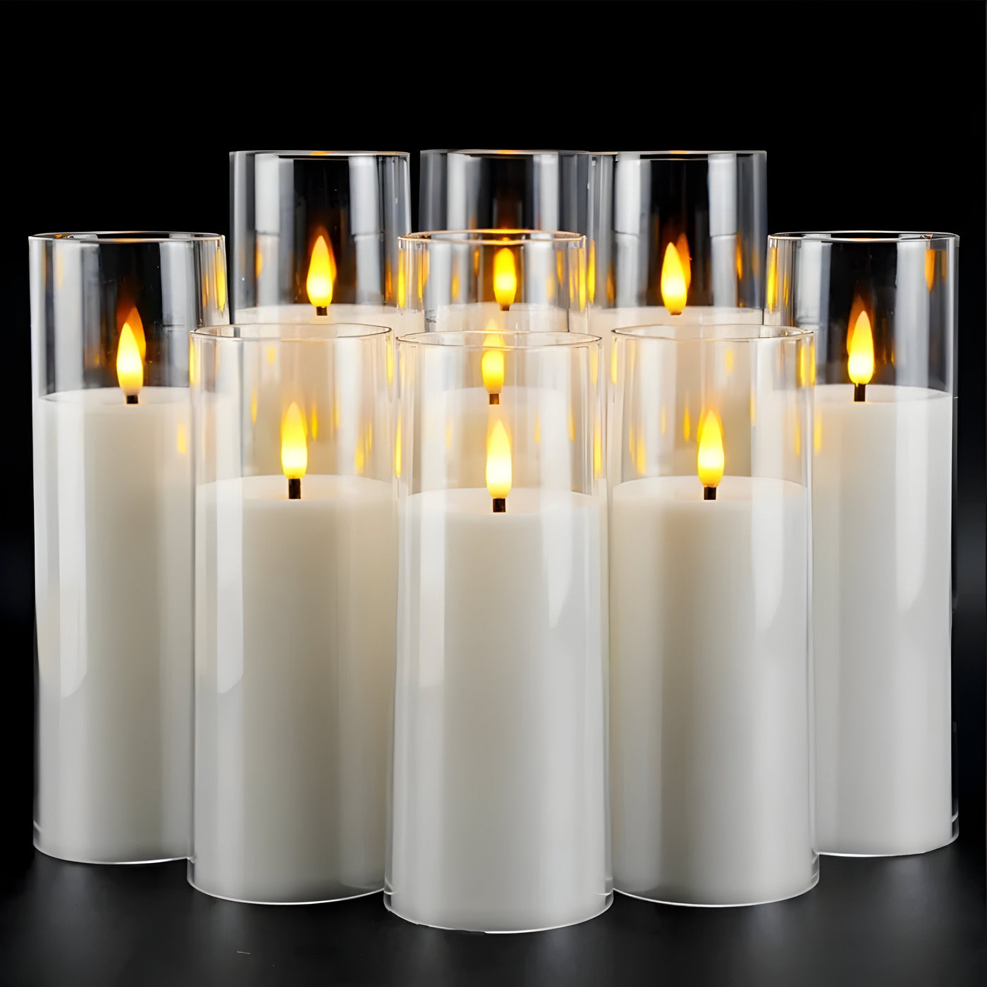 AmberFlicker Light - Acryl Flammenloses LED-Kerzenlicht