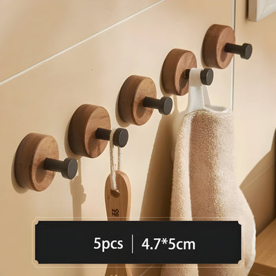 WoodenGrip Hook - Wandhaken aus Holz im Nordischen Stil