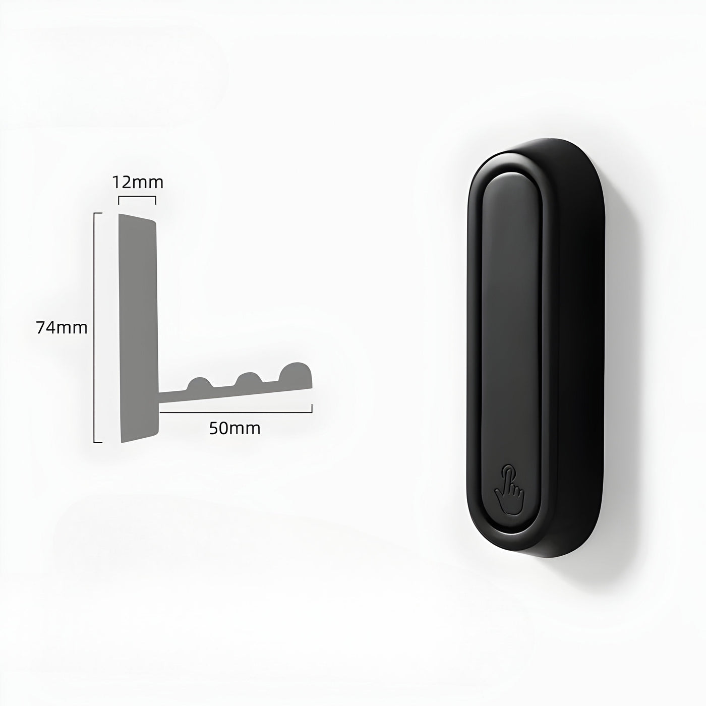 Versteckte Wandhaken – Edelstahl Klappbarer Wandhaken