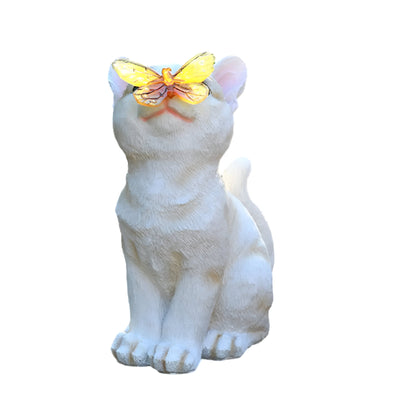 SolarPaws Light - Dekorative Katze Solar LED-Figur Licht