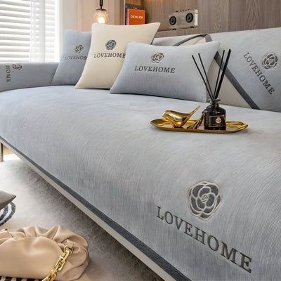 LuxeWrap Sofabezug - Moderner, Rutschfester Sofakissenschutz