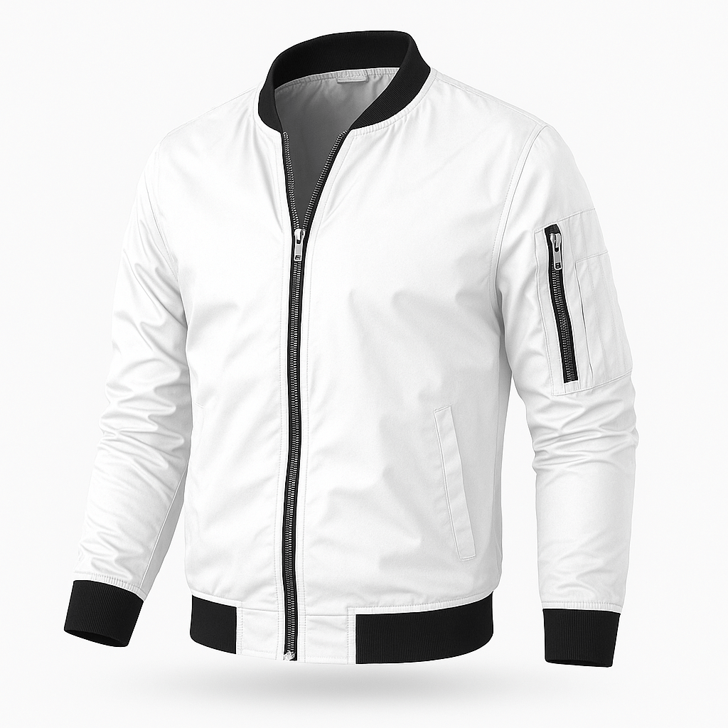 Bomberjacke Herren | Leicht Mit Reißverschluss