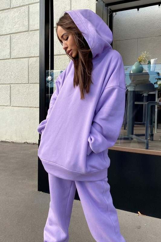 Zweiteiliges Kapuzen Trainingsanzug Set