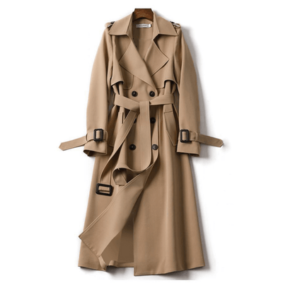 Damen Lang Trenchcoat | Elegante