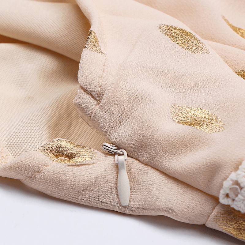 Ärmelloses Boho-Kleid mit Spitze für Damen