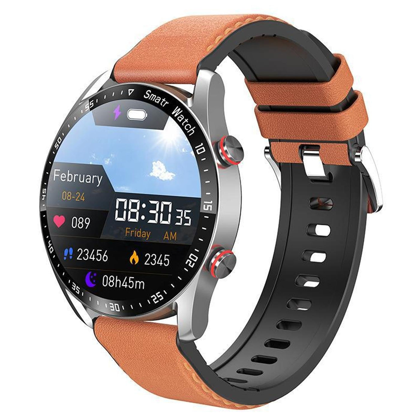 Multifunktionale Smartwatch mit Blutzuckermessung & NFC
