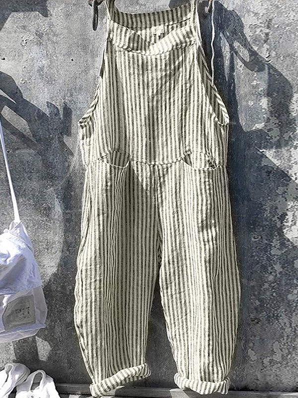 Keeley – Gestreifte Latzhose Mit Overalls