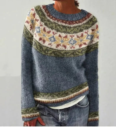 Izzel™ - Gemütlicher Fair Isle Pullover