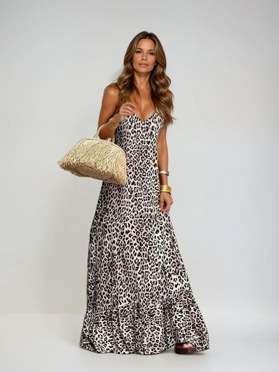 Brandt & Belle | Kleid mit lockerem Schnitt und offenem Rücken