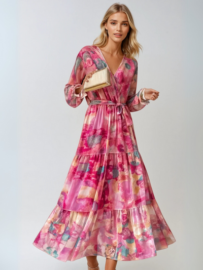 Brandt & Belle | Stilvolles Midi-Kleid aus Seidenmix