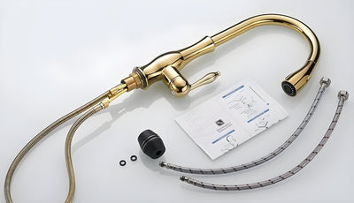 SwiftStream Faucet – Rotierbarer Ausziehbarer Küchenarmatur für das Waschbecken