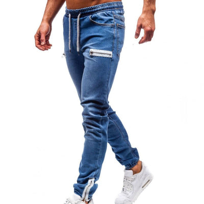 Denim-Jogginghose mit Kordelzug für Herren