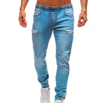 Denim-Jogginghose mit Kordelzug für Herren