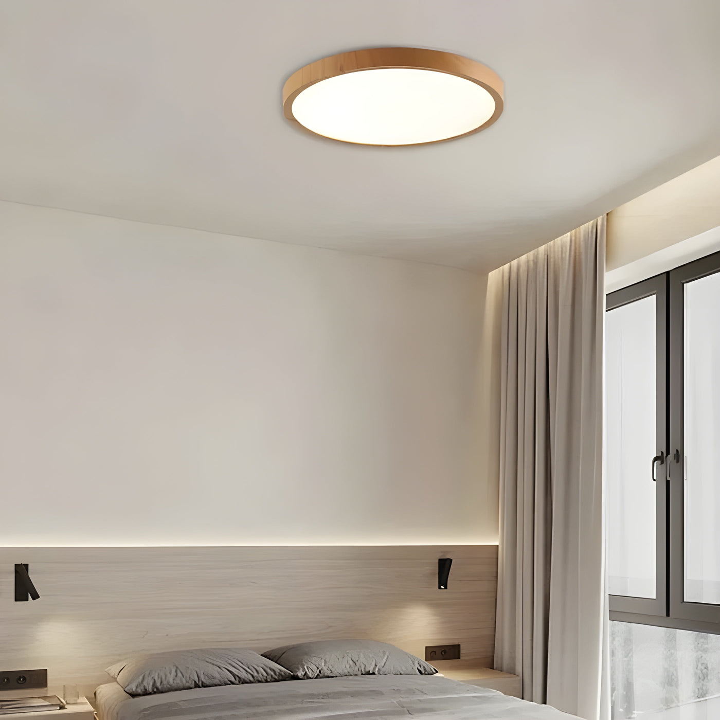 GlowGrain Light – Moderne ultradünne kreisförmige LED-Deckenleuchte